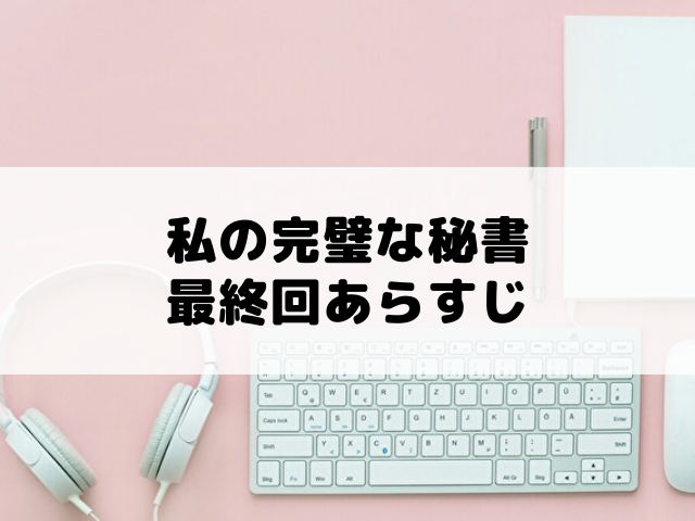 私の完璧な秘書　最終回