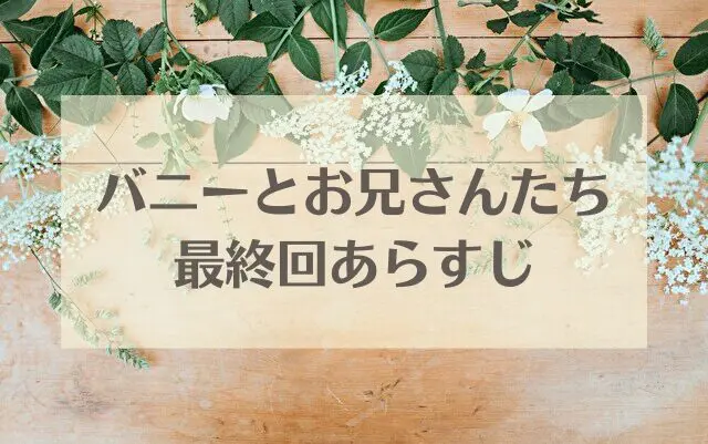 バニーとお兄さんたち 最終回